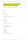 AFOQT PRACTICE TEST (MATH SECTION)(FULLY SOLVED)