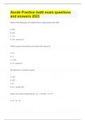 Asvab Practice math exam questions and answers 2023.