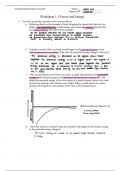 Worksheet 1.5 forces of energy 