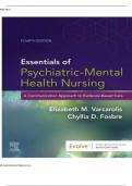 Test Bank: Essentials of Psychiatric Mental Health Nursing (3rd Edition by Varcarolis)