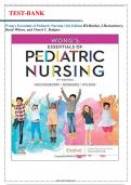 Complete Test Bank Wongs Essentials Of Pediatric Nursing 11th Edition Hockenberry Rodgers Wilson Questions & Answers with rationales (Chapter 1-31)