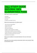 TNCC STUDY GUIDE  2023/2024 100%  GUARANTEED PASS