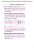 ACLS Pretest with Solutions 2023