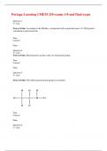 Portage Learning CHEM 210 exams 1-8 and final exam