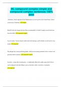 IXL compound complex simple and compound complex sentences 100% pass