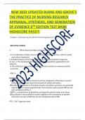 New 2023 LATEST NURSING FUNDAMENTAL TEST BANK 9th edition High graded A+ Distinction pass!!! With Chapter 1-Chapter 42 & Questions And Correct Answers