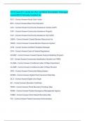 CFM Exam(To study for the Certified Floodplain Manager exam)2023 Already Graded A+