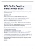 NCLEX-RN Practice:  Fundamental Skills