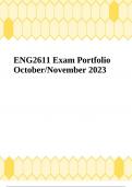 ENG2611 Exam Portfolio October/November 2023