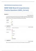 NRNP 6568 Week 8 Comprehensive Practice Questions (100_Correct