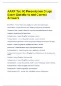 Bundle For AARP Exam Questions with All Correct Answers