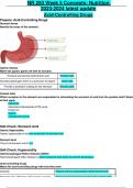 NR 293 Week 5 Concepts: Nutrition 2023-2024 latest update Acid-Controlling Drugs