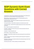 Bundle For SIOP Exam Questions and Answers All Correct