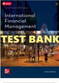 Test Bank for International Financial Management, 9th Edition, Cheol Eun, Bruce Resnick, Tuugi Chuluun,