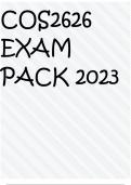 COS2626 UPDATED EXAM PACK 2023