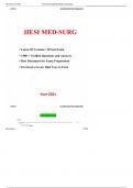 HESI RN EXIT EXAM V1 2024 (+900 score!) Questions and Answers;(perfect guide for your final)