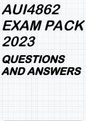 AUI4862 EXAM PACK 2023