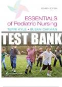 Essentials of Pediatric Nursing 4th Edition Kyle Carman Test Bank