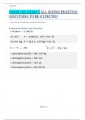 CHEM 105 EXAM 3 ALL ROUND PRACTISE QUESTIONS TO BE EXPECTED