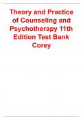 Test Bank Theory and Practice of Counseling and Psychotherapy 11th Edition by Gerald Corey