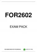 FOR2602 EXAM PACK 2023