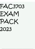 FAC3703 EXAM PACK 2023