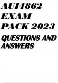 AUI4862 EXAM PACK 2023