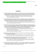 AHIP Module (1-4) STUDY GUIDE QUESTIONS 2022-2023