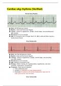 Cardiac ekg rhythms (Verified)