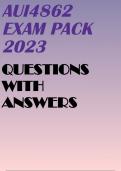 AUI4862 EXAM PACK 2023