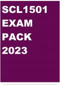 SCL1501 EXAM PACK 2023