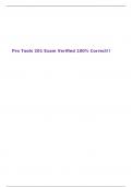 Pro Tools 201 Exam Verified 100% Correct!!