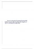 Success in Practical Vocational Nursing 9th and 10th Editions by Carrol Collier and Patricia Knecht Test Bank All Chapters|A+ ULTIMATE GUIDE 2023