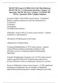 MGMT 582 Exam #3 (CH8,9,10,11) Ole Miss Robinson, MGMT 582 Ch 7-13 Discussion Questions, Chapter 1-8 / Questions, MGMT 582 Test 1 Chapter 1-6 MGMT 582 FINAL  Questions With Complete Solutions