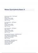 Relias Dysrhythmia Basic A Test Answers Latest Update (A+ GRADED)