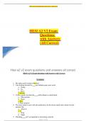 HESI A2 V2 Exam Questions with Answers (All Correct)