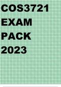 COS3721 EXAM PACK 2023