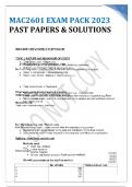 MAC2601 EXAM PACK 2023