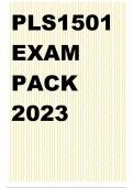 PLS1501 EXAM PACK 2023