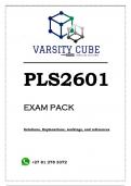 PLS2601 EXAM PACK 2023