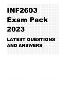 INF2603 EXAM PACK.