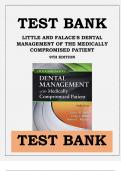 Dental Management of the Medically Compromised Patient 9th Edition Little Test Bank