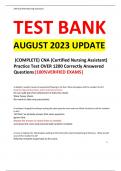 CNA FINAL EXAM 2023-2024 verified test bank with correct answers