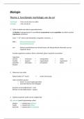 Samenvatting Biogenie 5.1 thema 1&2