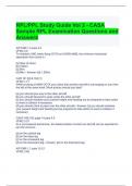 RPL/PPL Study Guide Vol 2 - CASA Sample RPL Examination Questions and Answers