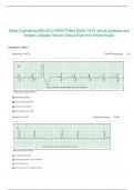 Relias Dysrhythmia/RELIAS DYSRHYTHMIA BASIC TESTwith all Questions and  Answers (Updated Version) (Actual Exam from Recent Exam) DysrhythmiaBasicA