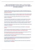 RELIAS RN PHARMACOLOGY TEST A ACTUAL EXAM  LATEST 2023-2024/REAL EXAM QUESTIONS AND CORRECT  ANSWERSGRADED A A physician's written order for the person you are carng for s as follows: Insulin gargine (Lantus), 10 U,  subQ QD. What changeswould you sugg