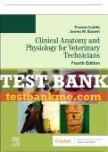 Test Bank For Evolve Resources For Clinical Anatomy and Physiology for Veterinary Technicians, 4th - 2024 All Chapters - 9780323793414