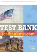 Test Bank For The Brief American Pageant: A History of the Republic, Volume I: To 1877 - 9th - 2017 All Chapters - 9781285193304