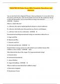 THEATRE100 Dobo Exam With Complete Questions and Answers